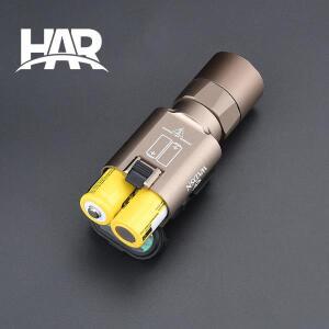 WADSN X300U 전술 플래시라이트 화이트 LED 스트로브 모드 스카우트 라이트 내구성 휴대용 프리미엄 아웃도