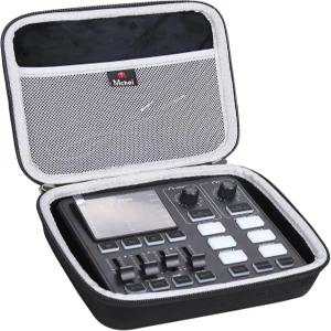 Audio Mixer 하드 케이스는 PUPGSIS Gaming 호환되며 USB 케이블 및 액세서리를 위한 메시 포켓이 포함된