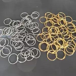 00개 2530mm 금속 바인더 링 DIY 앨범 루즈 북 후프 클립 오프닝 키체인 사무용 바인딩 용품