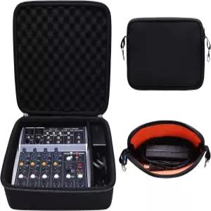 DR·AMIU 하드 케이스 for Mackie ProFX6v3+/ProFX6v3/Behringer Xenyx 802S 믹서 YAMAHA