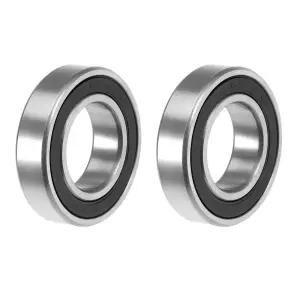 uxcell 6903-2RS 딥 그루브 볼 베어링 17x30x7mm 이중 밀봉 ABEC-3 2개 세트