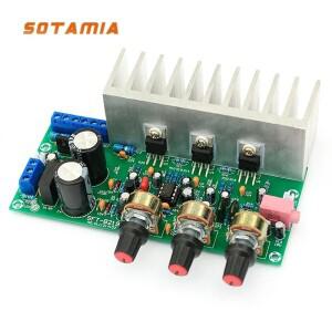 SOTAMIA TDA2050 2.1 앰프 서브우퍼 오디오 보드, 2x15W + 30W 하이파이 파워 스마트 홈