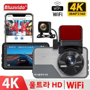 카플레이 네비게이션 carplay 울트라 HD 듀얼 대시 캠 3.0 인치 IPS 스크린 WiFi 연결 앱 제어 170 광각 야간 투시경 G 센서 주차 모드 4K