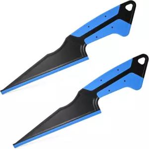 NEWISHTOOL 2개 세트 창문 틴트 스퀴지 사이드 스위퍼 마그넷 PPF 도구 고정형 TPU 고무 블레이드 필름