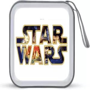 CD 보관 케이스 DVD 40장 박스 가방 파일 홀더 파우치 보관함 대용량 양면 세미 하드 완전 오픈 지퍼