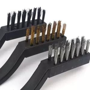 미니청소솔 와이어 브러쉬 3P 쇠솔 공구 녹제거 그릴 찌든때 나일론 스텐 황동 철솔