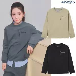 [롯데백화점]디스커버리익스페디션 DKTR3B051 키즈 프레시벤트 우븐 트레이닝 가슴포켓 맨투맨