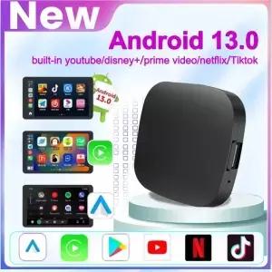 안드로이드 13 TV 박스 스마트 CarPlay Ai Wifi 무선 자동 YouTube Netflix OEM 자동차용 플레이 스토어