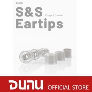 DUNU 3세트 S&S(Stage&Studio) 실리콘 이어팁 XL/L/M/S 4.0-5.5mm 노즐용 헤드폰 이어버드용 유니버셜
