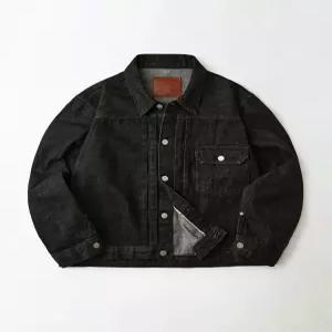 아웃스탠딩 OS00ALJK05BK 여성 트러커자켓 청 SELVEDGE DENIM 1ST JACKET_BLACK 5283258