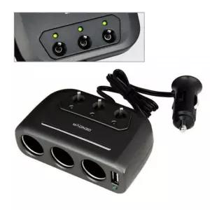 시거잭 12V24V겸 USB 스위치3구 멀티소켓 차량용품