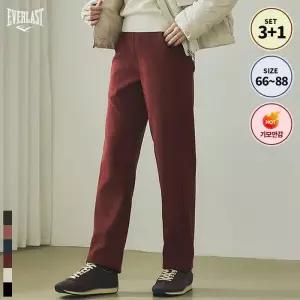[이삐다](홈쇼핑)3 1 에버라스트 겨울 여성 링클프리 6컬러 12골 기모 코듀로이팬츠