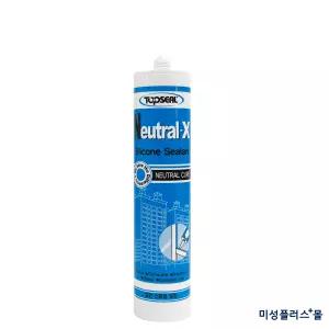 탑씰 뉴트럴 엑스 방수 창호 몰딩 샷시 내부용 비초산 무초산 실리콘 270ml 백색