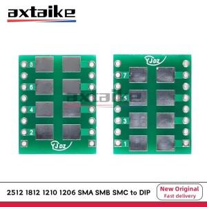 10PCS 2512 1812 1210 SMA SMB SMC-DIP PCB 전송 보드 DIP 핀 피치 커패시턴스 저항 어댑터 플레이트 변환