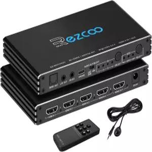 HDMI 스위치 8K 4x1 120Hz 48Gbp HDCP 2.3 ARC VRR CEC 스위처 4 in 1 Out 포트 셀렉터 IR 리모컨 3D HDR