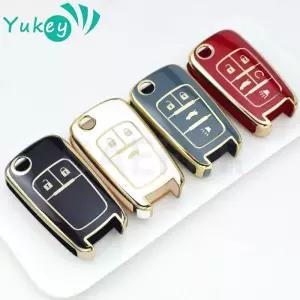 차키케이스 커버 Chevrolet Chevy Cruze Malibu Camaro Aveo Equinox Impala Sonic 2 3 4 5 버튼 TPU 스마