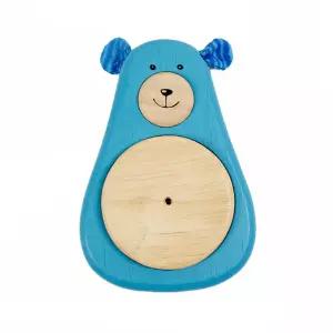 영유아용 아기곰 방울소리 원목탬버린 음악장난감 악기완구 감성발달 어린이날선물