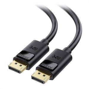 CABLE MATTERS 4K DISPLAYPORT TO 케이블 DP 검정색 6피트 | 4K@60HZ / 2K@144HZ 수컷-수컷 컴퓨터 모니터 코드