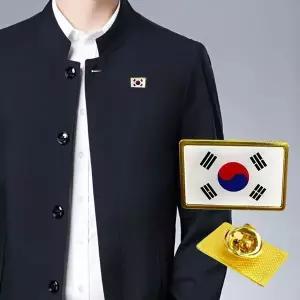 태극기 뱃지 태극뱃지 배지 현충일 애국 DD-13162