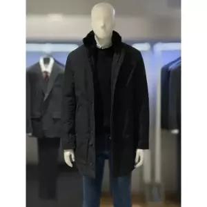 [트루젠] 역시즌 블랙컬 토끼털탈부착 구스다운 패딩코트 2244IH240450