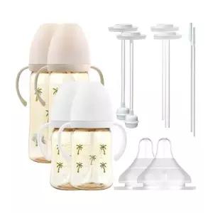 [보리보리/하이비]하이비 PPSU 에잇벤트 3초 자기주도 빨대젖병 170ml 270ml 풀세트 트윈팩