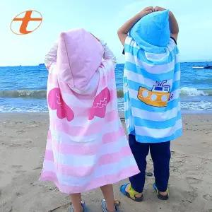 탑나이스 후드목욕 수영 물놀이 가운 수건비치타월 어린이 어린이이 이수건 타올 큰타올 샤워