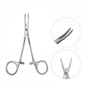 모스키토 포셉 12.5cm CVD 곡형 일반형 겸자 핀셋