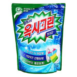 옥시크린 분말형 표백제 세탁 세제 리필 2.5kg x 1개