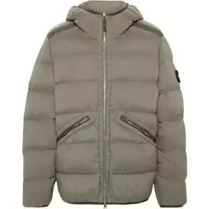 24FW 스톤아일랜드 와펜패치 토프 브라운 패딩 자켓 811543128 V0075