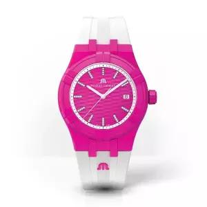 [모리스 라크로와] 아이콘 TIDE 데이트 쿼츠 40mm 러버밴드 AI2008-FFFF1-3A0-0