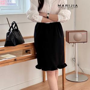 [마리지아][MARIJIA] 미디 H라인 스커트_MSKB21063