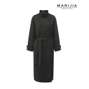 [마리지아]하이넥 발 마칸 롱 울 코트 MCTB80005