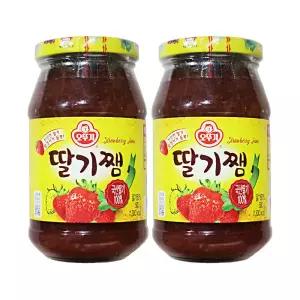 오뚜기 딸기쨈 500g 2개 딸기잼 토스트 식빵