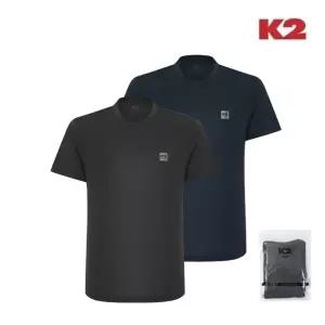 [롯데백화점]케이투 남성 여성 공용 여름 기능성 반팔 라운드 1+1 PACK 티셔츠 GMM26281