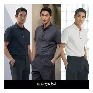마틴발 MARTYNBAL 시어서커 슬림핏 카라티셔츠 3종세트 남성