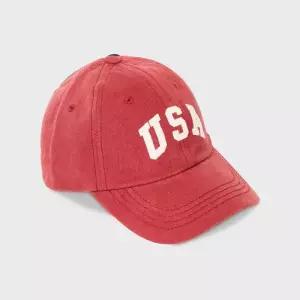 후아유 USA 엠브로더리 볼 캡 / WHACG4912A 299383