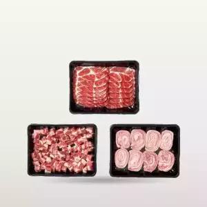 코스트코 이베리코 냉동 목심로스+큐브목심+배받이살 (1.5kg) 냉동고기 돼지고기