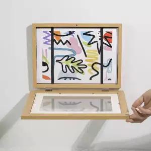 홈오피스 인테리어 아트 프레임 A4 그림 보관함
