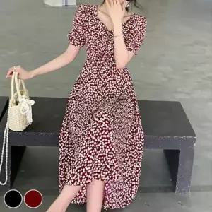[텐바이텐][홍은]뒷트임 앵두 반팔 원피스 URD325 속옷 프릴 ㅁ 프릴원피스 홈