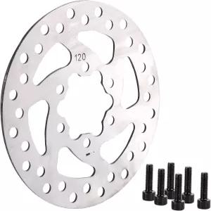 산악 자전거 E-바이크 스포츠 위한 WOOSTAR 120mm 브레이크 로터 6볼트 장착 교체품