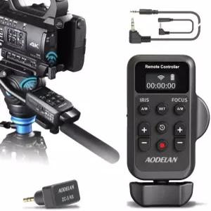 소니 및 캐논용 무선 캠코더 LANC 리모컨 2.5mm 잭 또는 비디오 줌 포커스 IRIS Vixia HF G40 G50 G70 G60