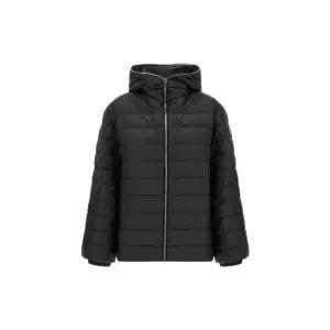 몽클레어X릭오웬스 26FW X 릭오웬스 로고 패치 패딩 자켓 블랙 MU01F1A09 M8114 999