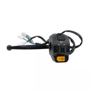 Tao ATM 50 / GY6 50cc 스쿠터용 브레이크 스위치 및 레버가 장착된 MMG 조립식 좌측 제어 하이 로우 빔 턴