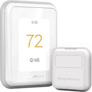 하니웰 홈 T9 WiFi 스마트 온도 조절기 룸 센서 1개 터치스크린 디스플레이 흰색