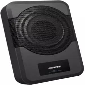 알파인 8인치 증폭 서브우퍼 PWE-S8 120W 소형 동력 차량 시트 아래 또는 뒤에 장착 가능