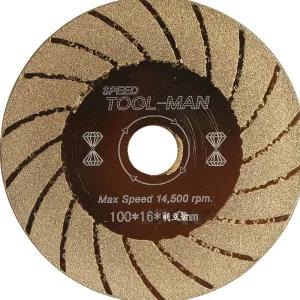 S.ToolMan 4인치 다이아몬드휠 1T/절단날 연마휠