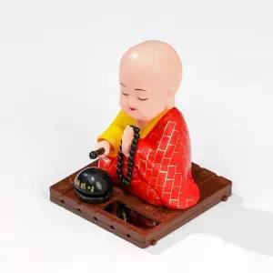 태양열 목탁치는 스님 부처님오신날 동자승 노호혼