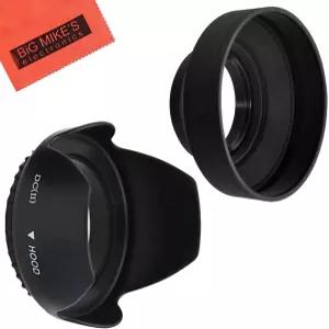 55mm 튤립 플라워 렌즈 후드 일부 캐논 니콘 올림푸스 파나소닉 펜탁스 소니 시그마 탐론 SLR 디지털