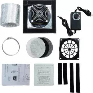 고효율 5000RPM 배기 팬과 1.5M 파이프를 갖춘 스마트 컨트롤 3층 환기 필터 키트 3D 프린터 인클로저 텐트