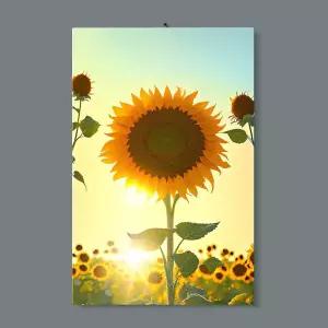 풍수 금전운 해바라기 그림 인테리어 액자 벽장식 소품 복 들어오는 부자 되는 재물 운 거실